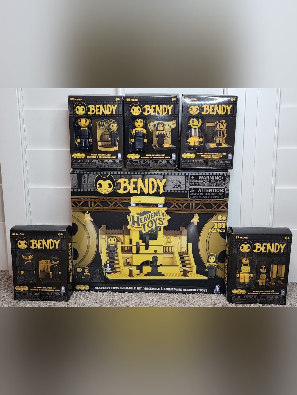 New Factory Sealed Bendy And The Ink Machine Heavenly Toys Buildable Sets Lot